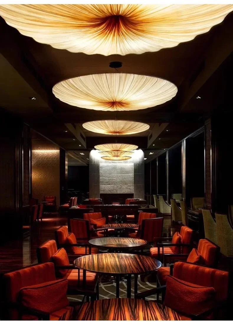 Wabi-Sabi Fabric Pendant Chandelier