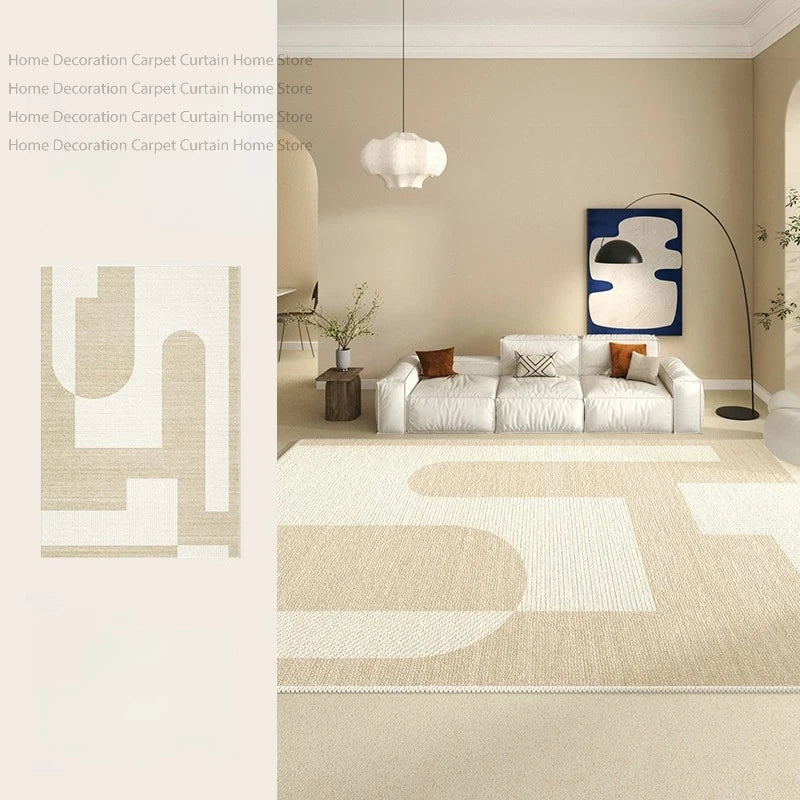 Abstract Washable Area Rug