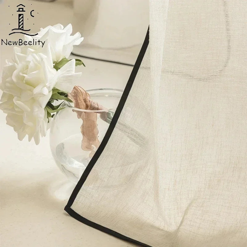 Vintage Tulle Blackout Curtains