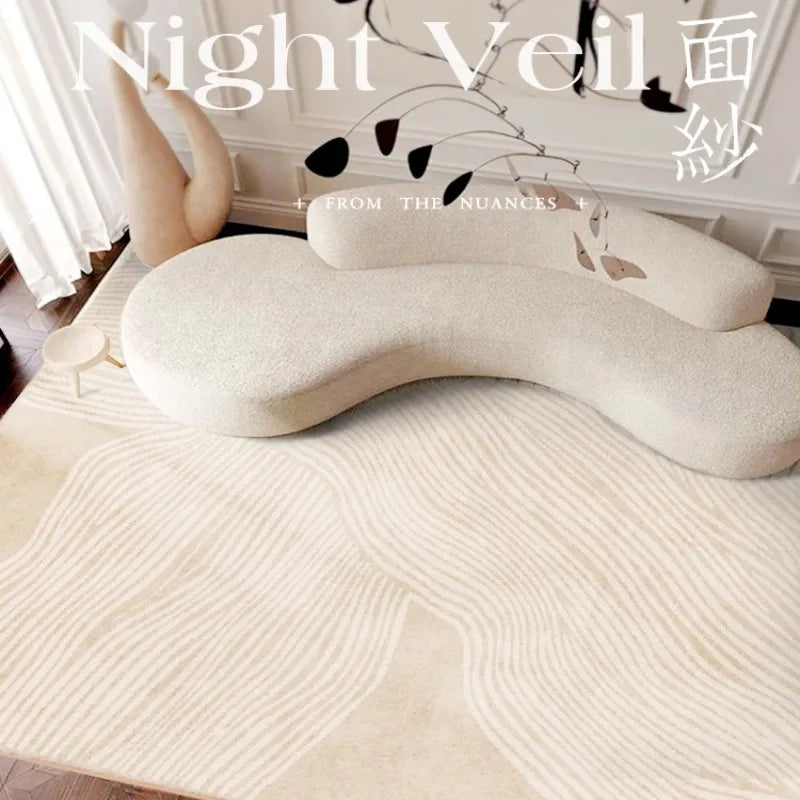 Abstract Plush Area Rug