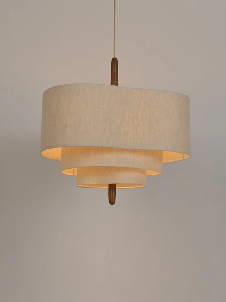 Wabi-Sabi Fabric Pendant Chandelier