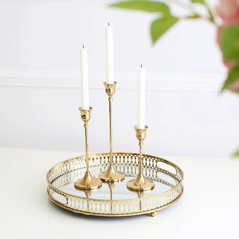 Brass Candlestick (3-Piece Set)