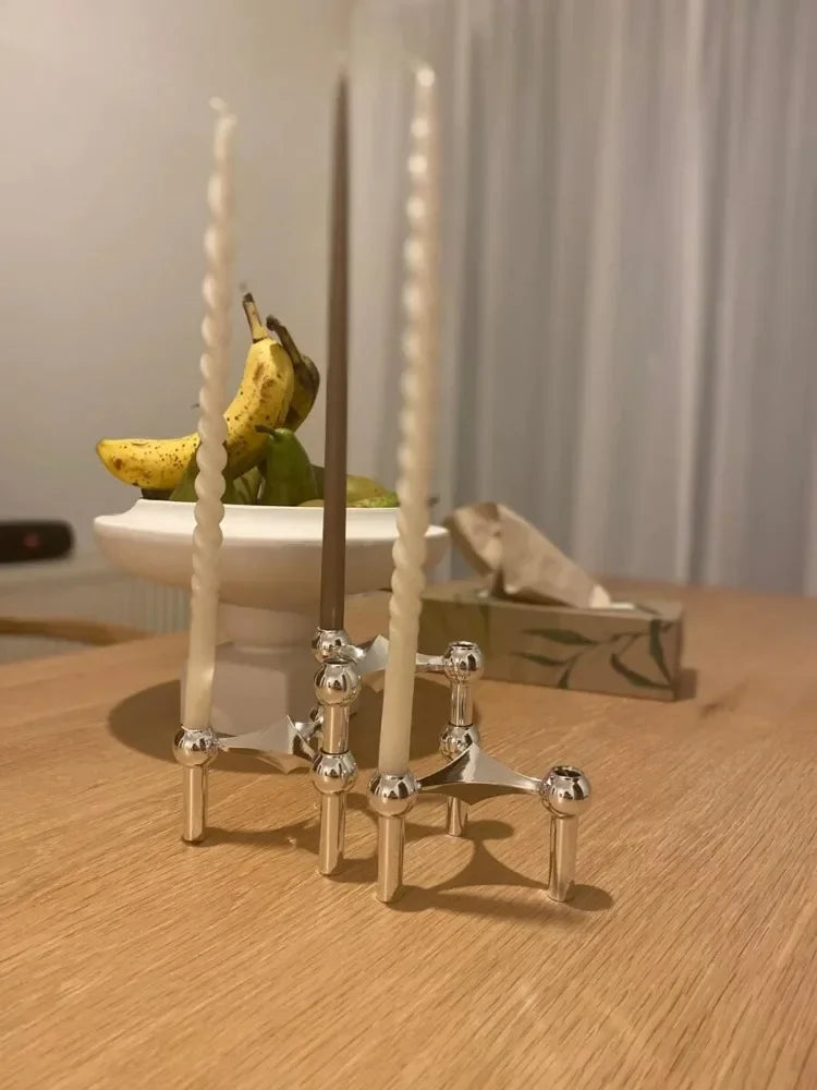Molecular Metal Candle Holder