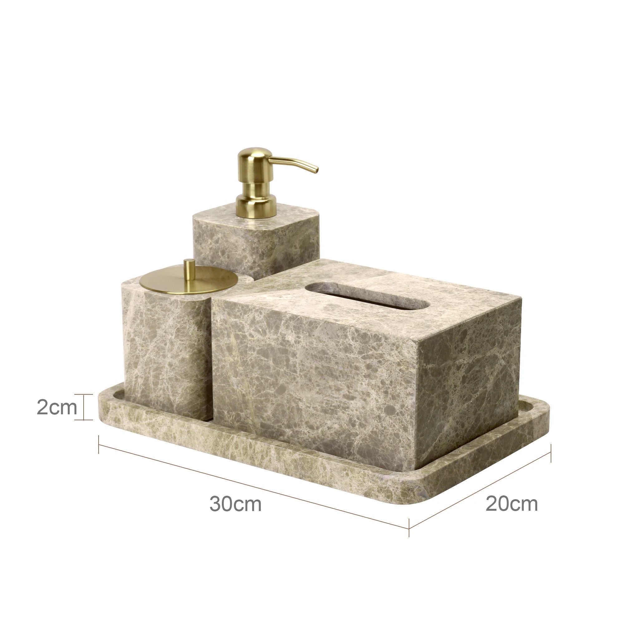 Emperador Light Marble Set