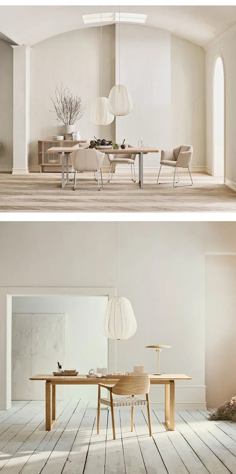 Wabi-Sabi Fabric Pendant Lamp
