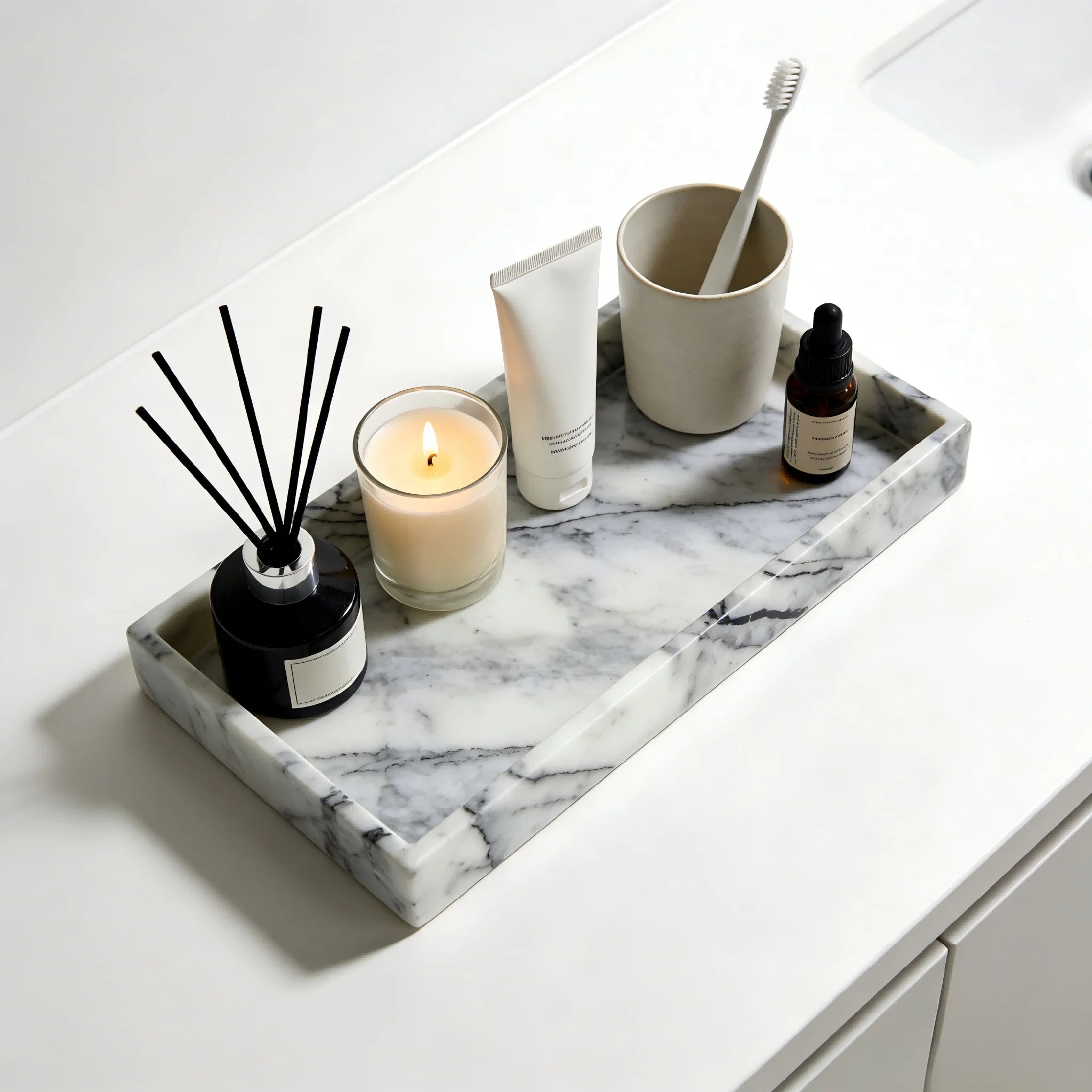 Marble Vanity Tray