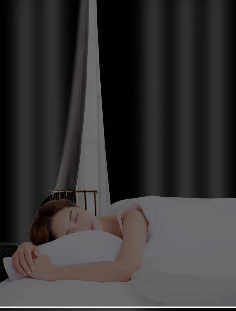 Modern Linen Blackout Curtains