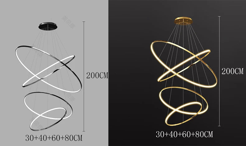 Nordic Acrylic Pendant Chandelier