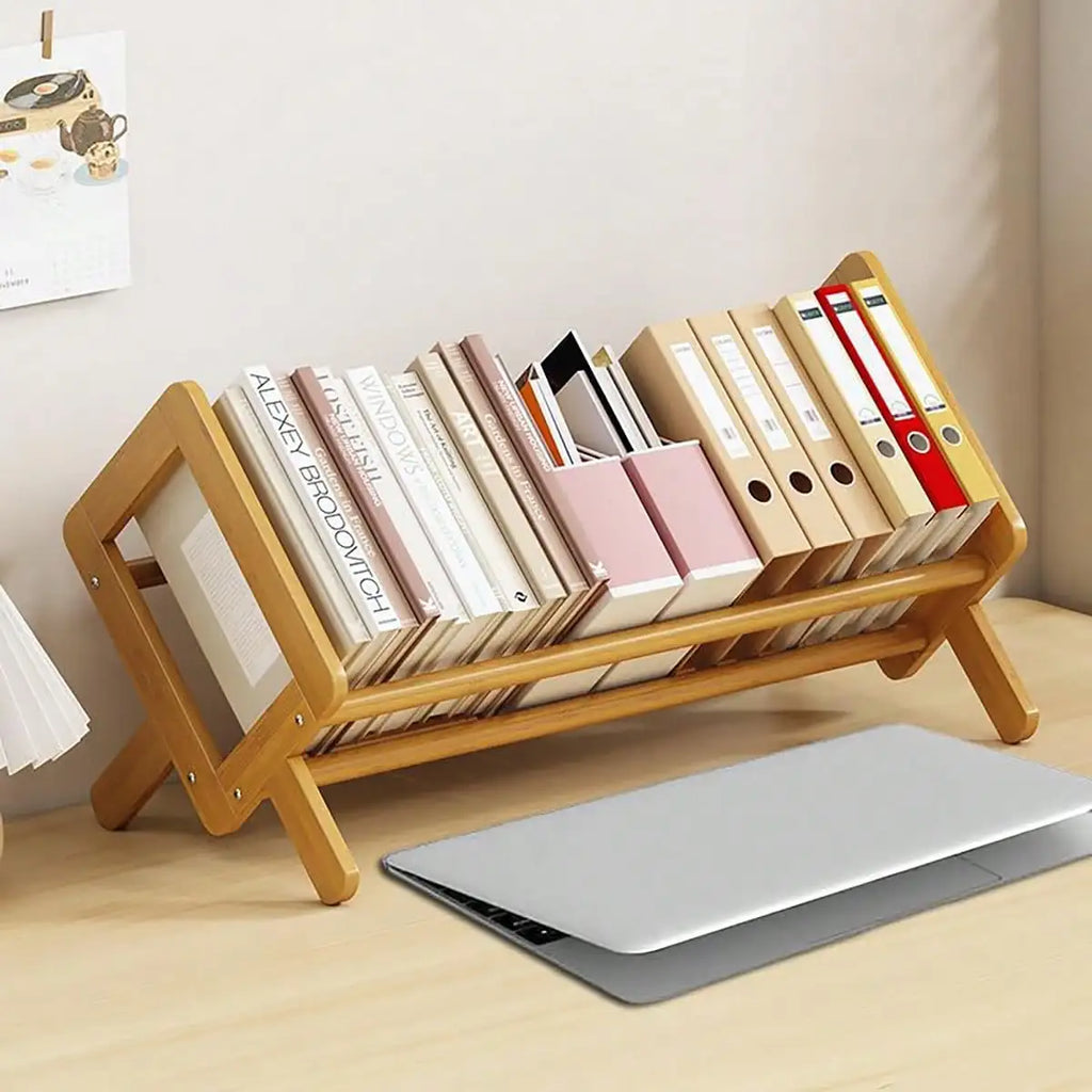 Bamboo Desktop Bookshelf
