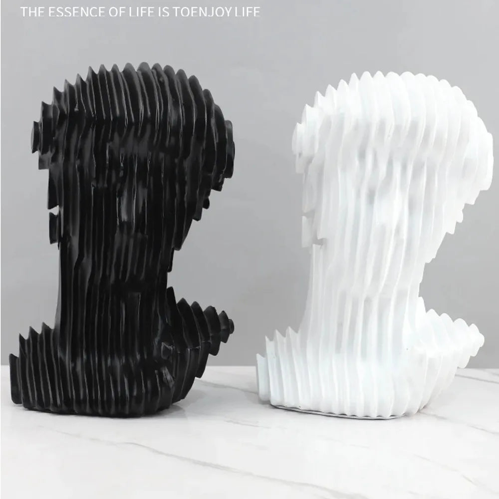 Abstract Head Sculpture