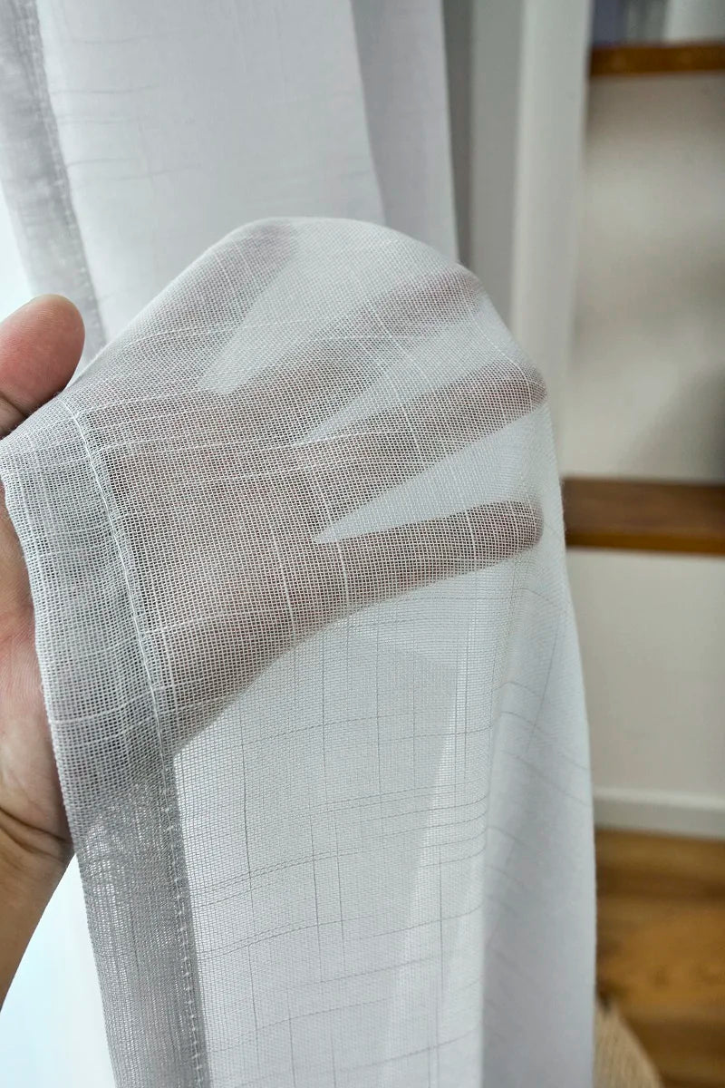 Japanese Cotton-Linen Sheer Curtains