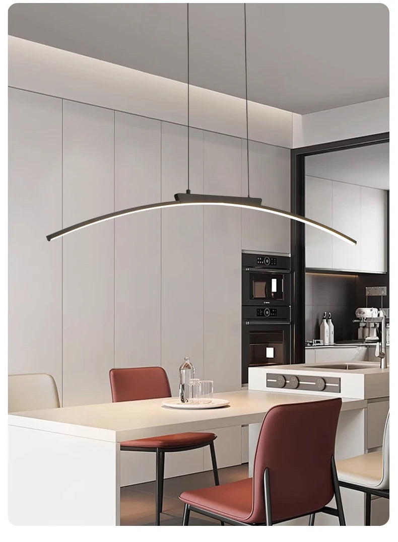 Contemporary Arc Pendant Lamp