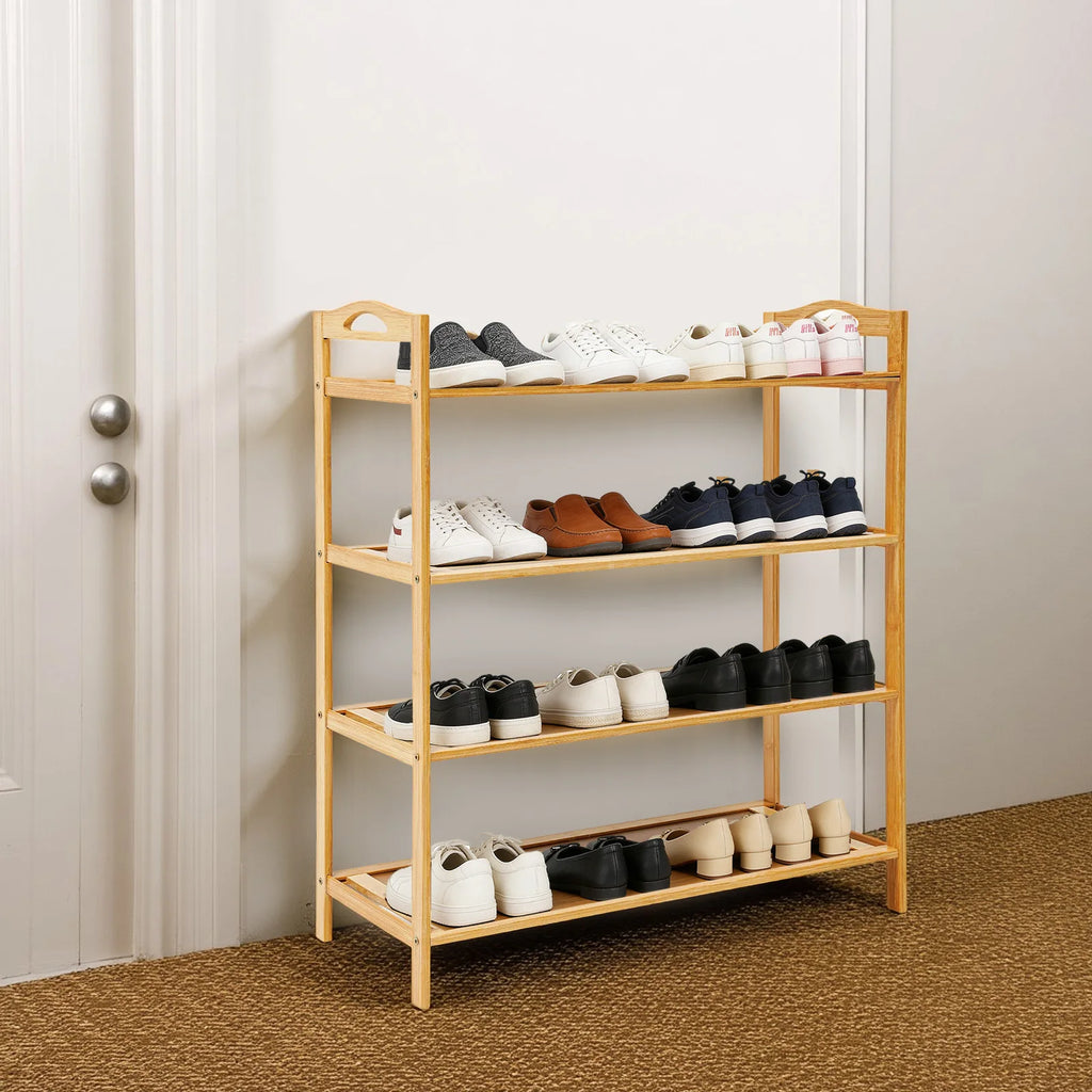 Bamboo Shoe Rack