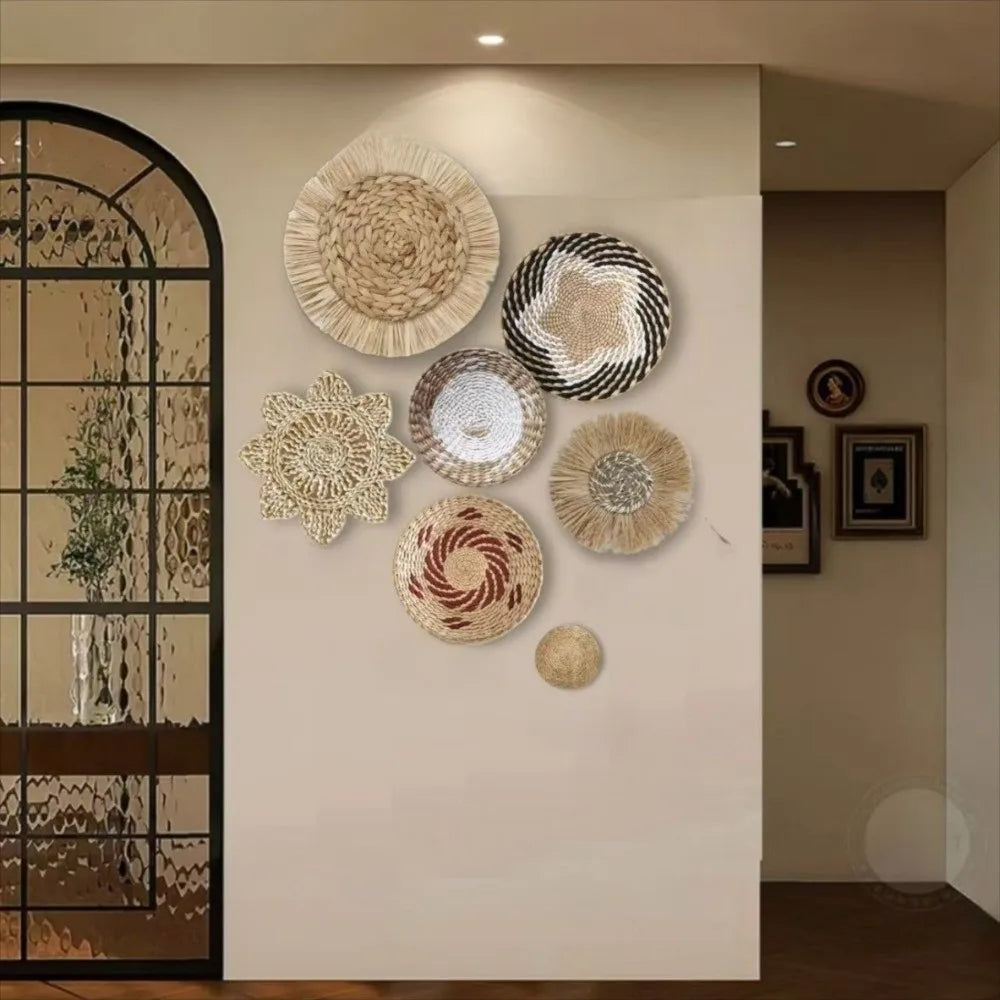 Boho Round Sage Green Macrame Wall Hanging