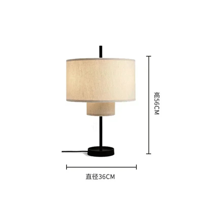 Wabi-Sabi Fabric Arc Pendant Lamp