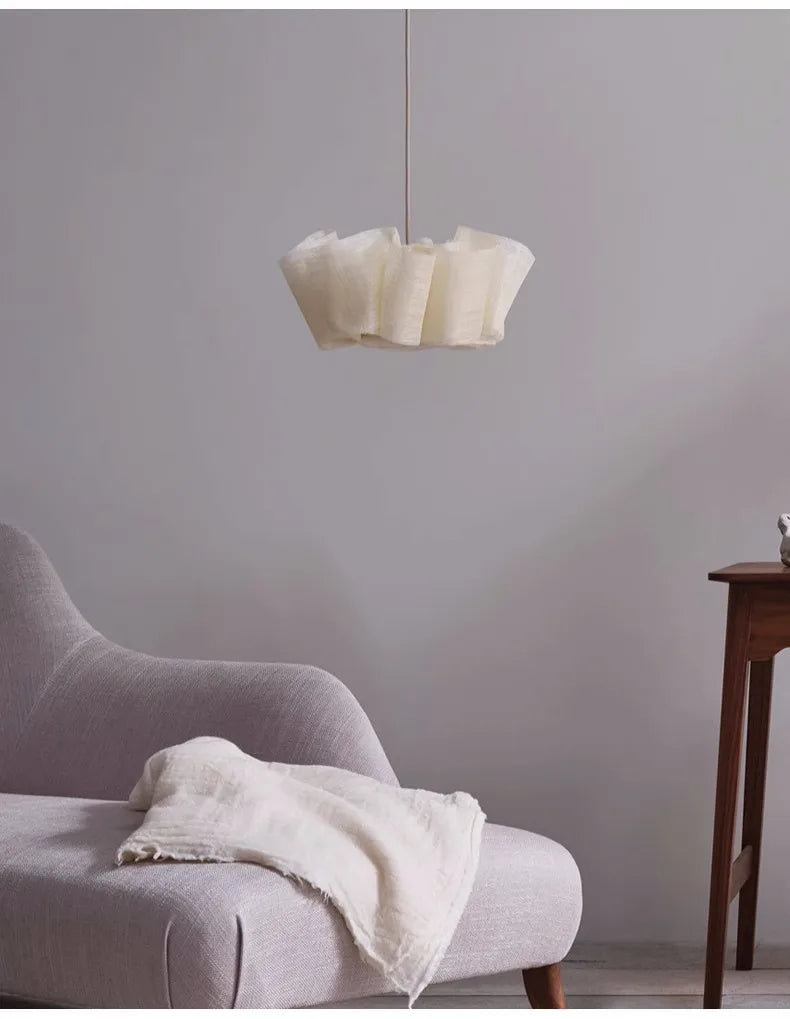 Wabi-Sabi Fabric Pendant Chandelier