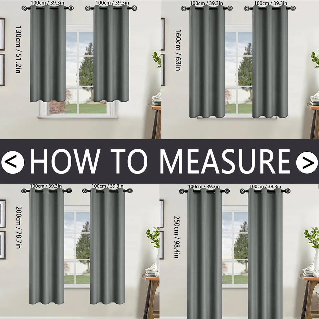 Modern Linen Blackout Curtains
