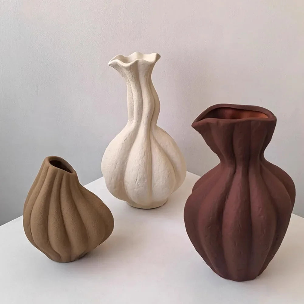 Organic Wabi-Sabi Ceramic Vase