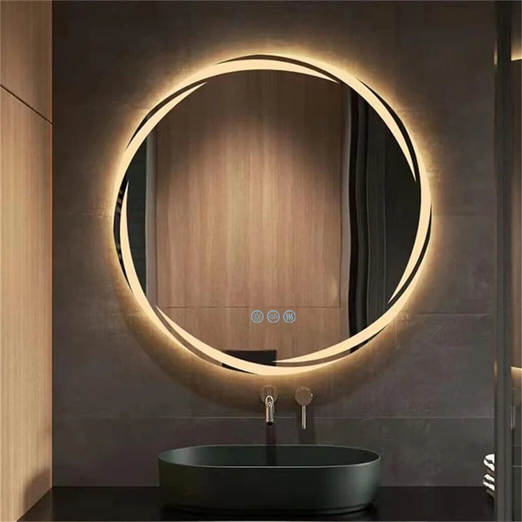 Round Backlit LED Mirror