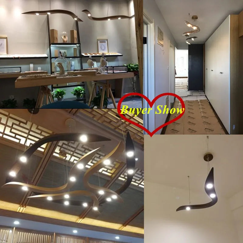 Modern Wood Pendant Lamp