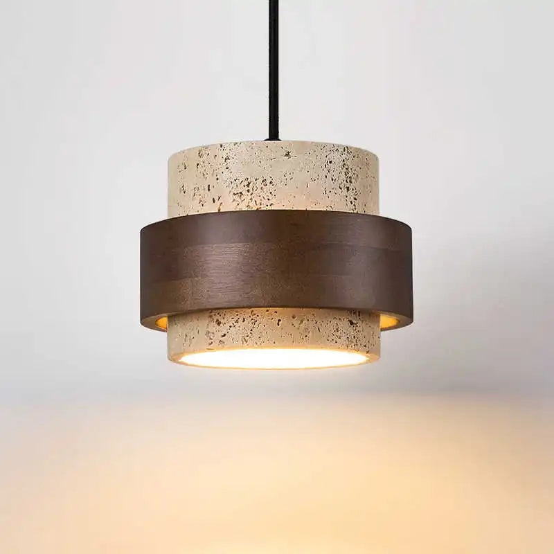 Wabi-Sabi Stone Pendant Lamp