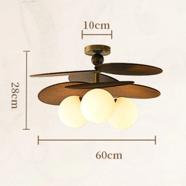 Wabi-Sabi Rattan Chandelier