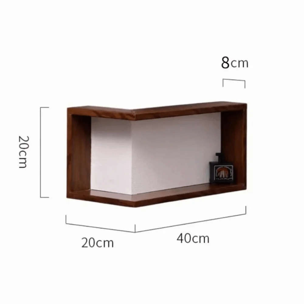 Floating Corner Wall Shelf