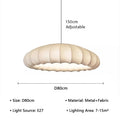 Wabi-Sabi Fabric Pendant Chandelier