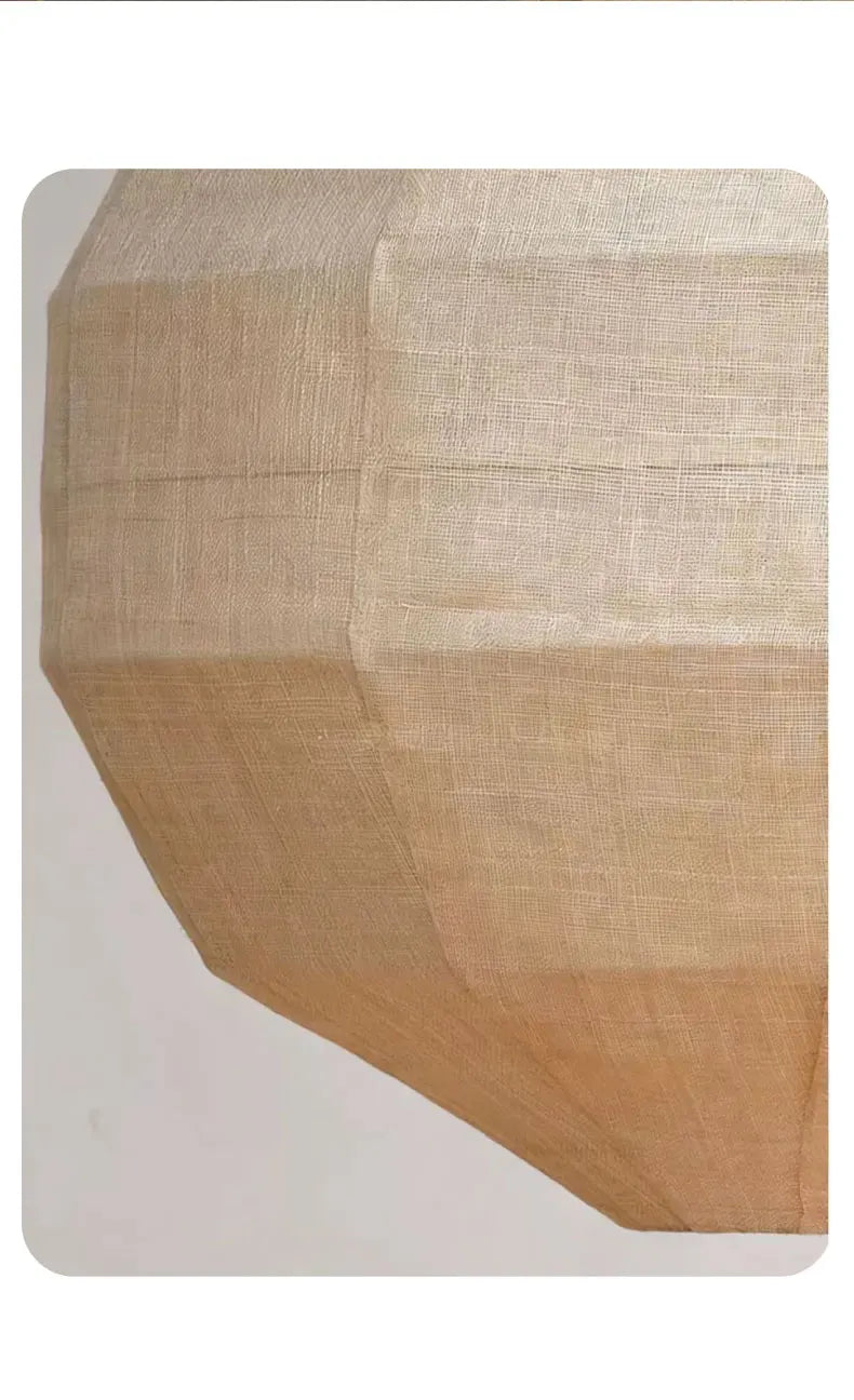 Wabi-Sabi Fabric Pendant Lamp