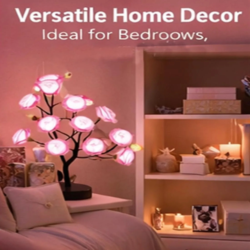 Color-Changing Rose Tree Lamp