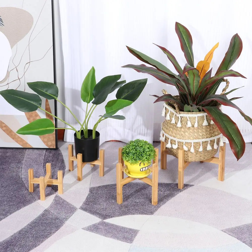 Bamboo Plant Stand