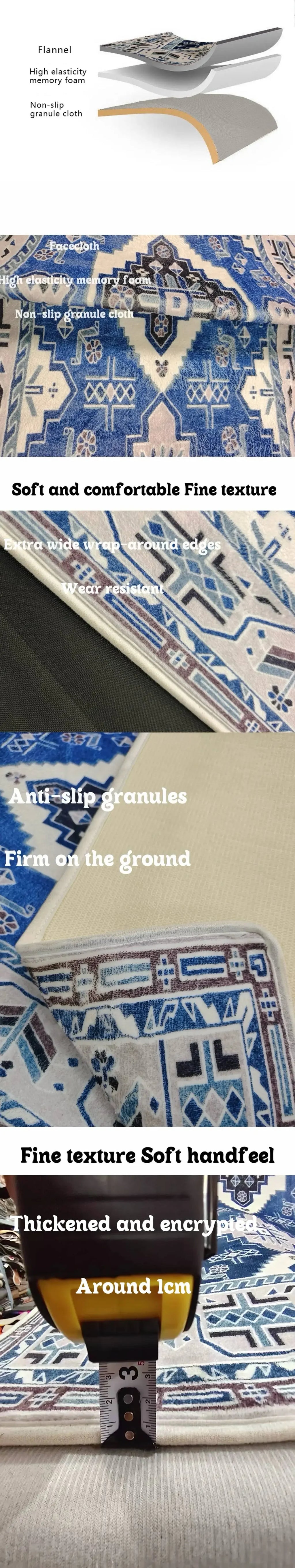 Geometric Washable Area Rug