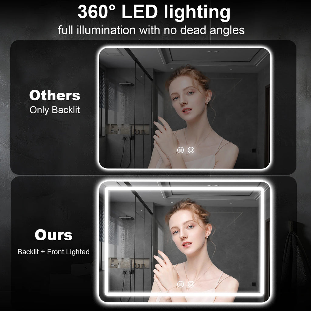 Dimmable LED Bathroom Mirror