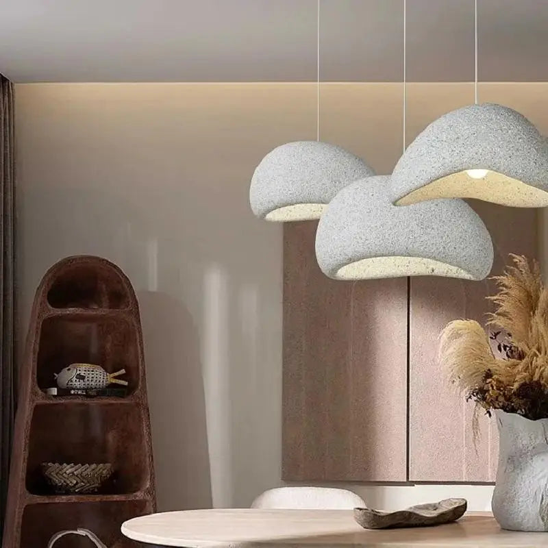 Wabi-Sabi Stone Pendant Chandelier