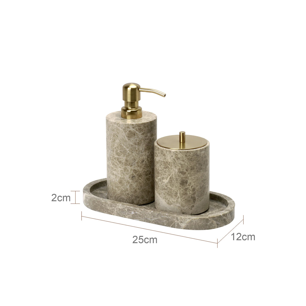 Emperador Light Marble Set