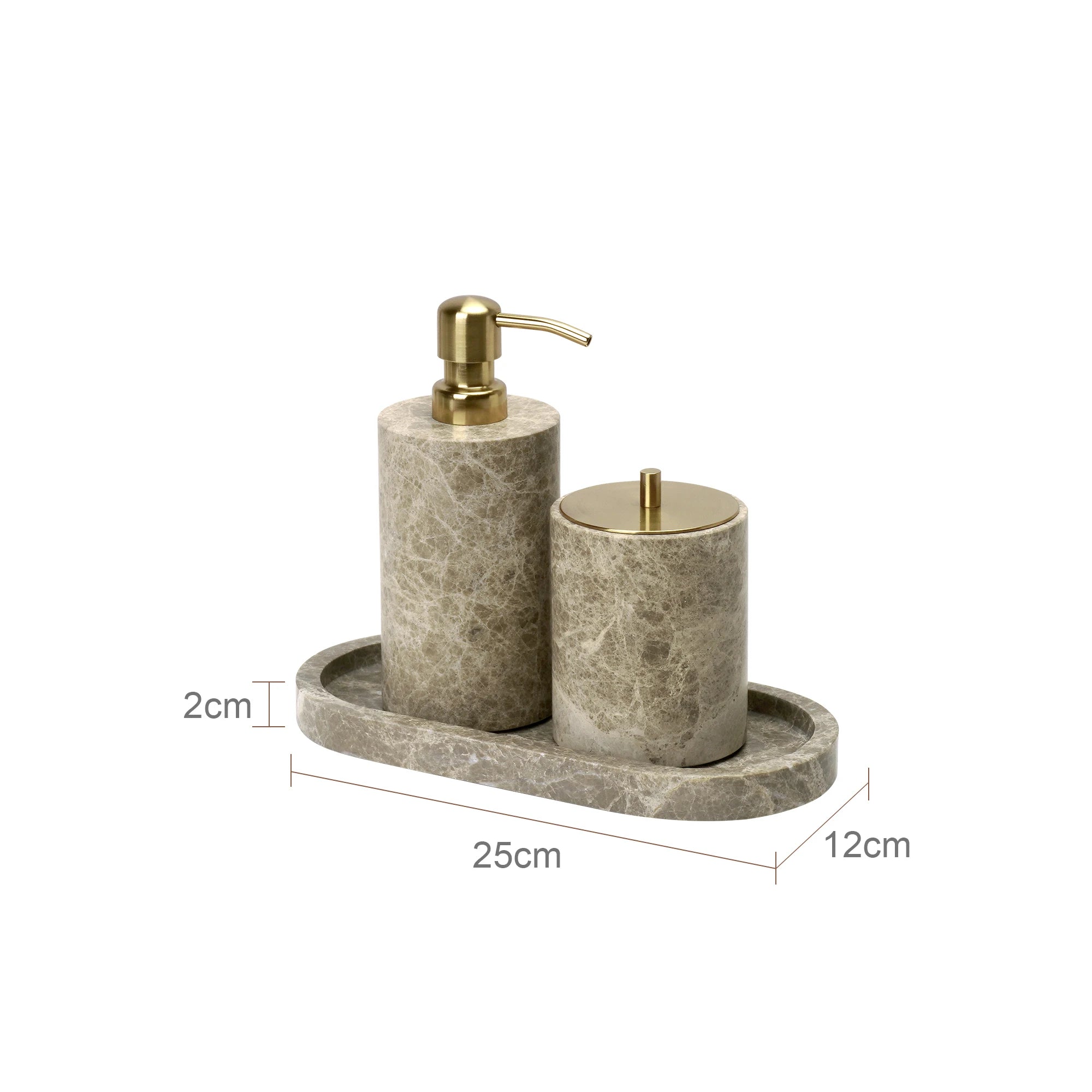 Emperador Light Marble Set