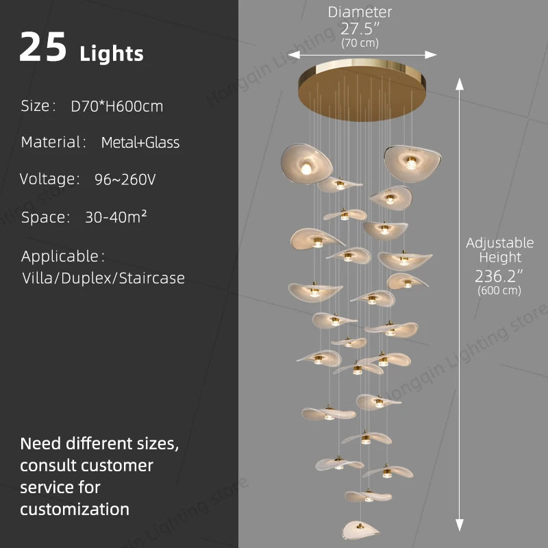 Nordic Stone Pendant Chandelier