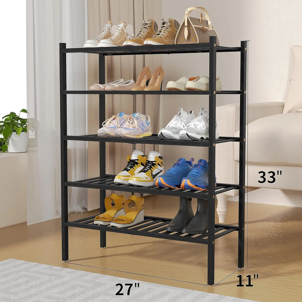Bamboo Shoe Rack