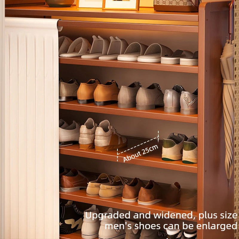 Bamboo Shoe Storage Cabinet