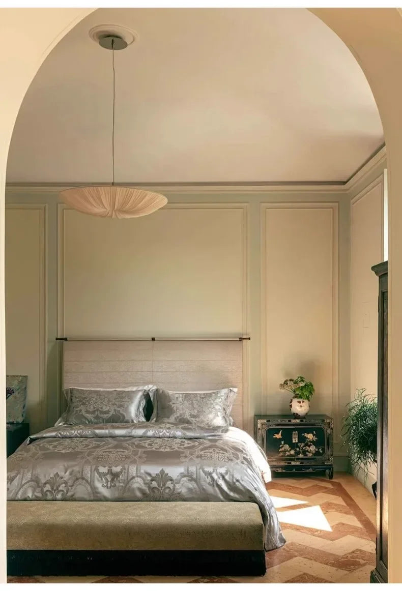 Wabi-Sabi Fabric Pendant Chandelier
