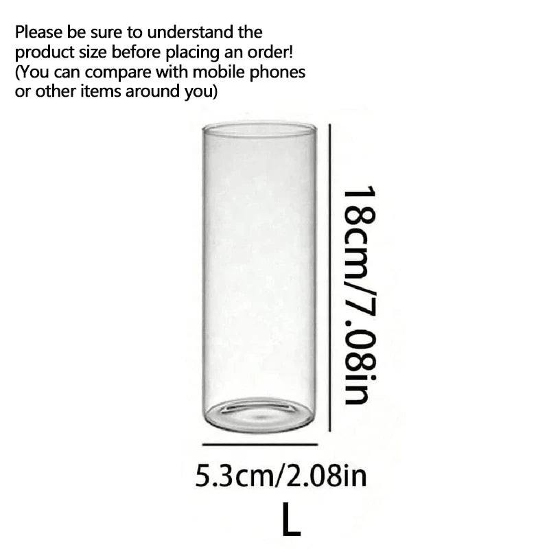 Glass Cylinder Candle Holder