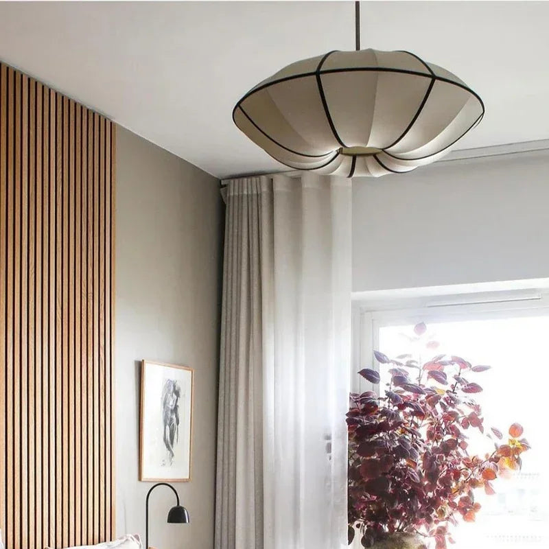 Wabi-Sabi Fabric Pendant Chandelier
