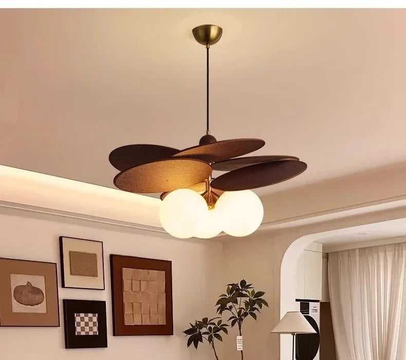 Japanese Rattan Arc Pendant Lamp