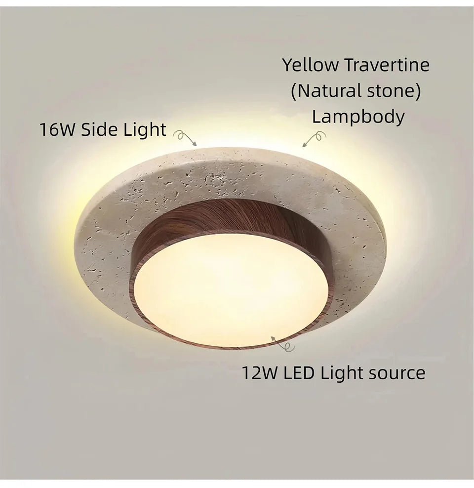 Wabi-Sabi Stone Ceiling Light