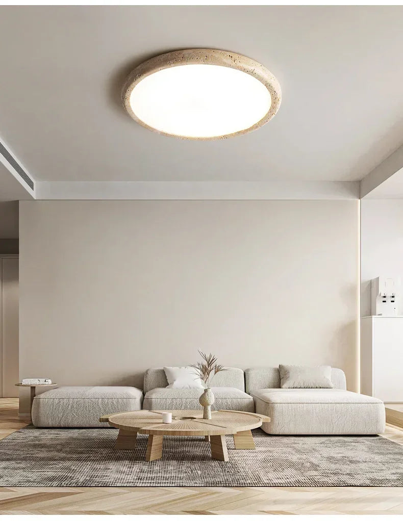 Wabi-Sabi Stone Pendant Lamp