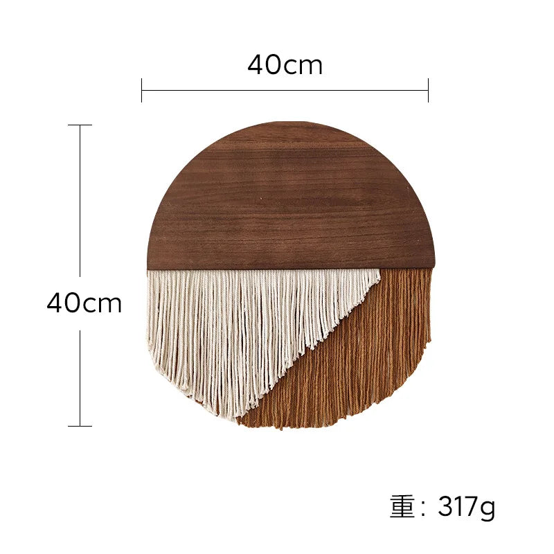 Boho Half-circle Woven Wall Hanging