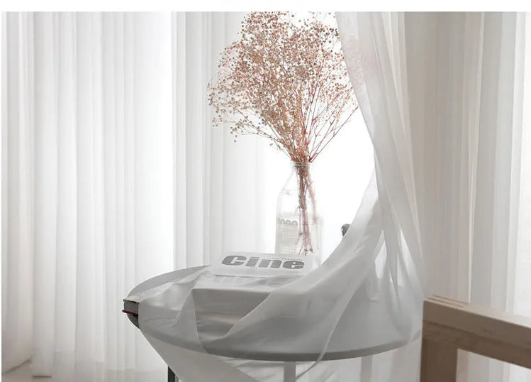 Modern Tulle Sheer Curtains