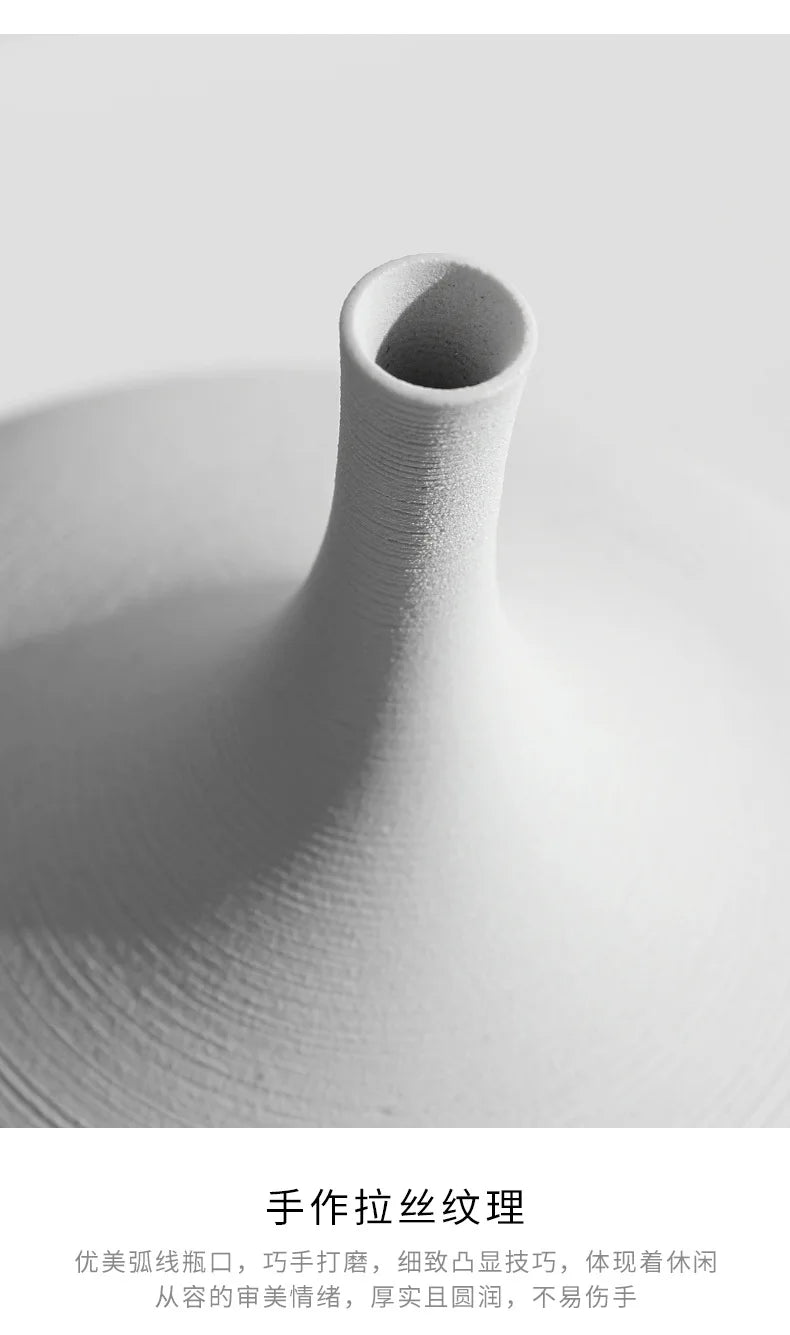 Hand-Drawn Zen Art Vase