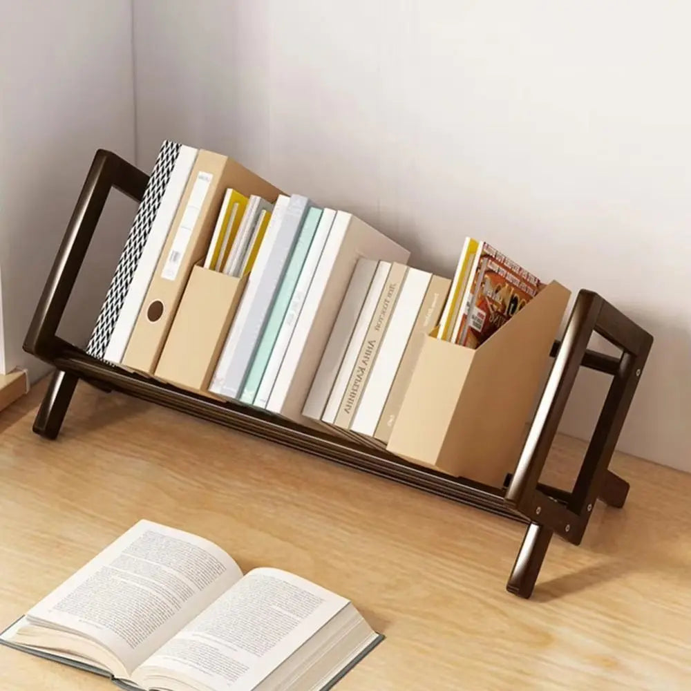 Bamboo Desktop Bookshelf