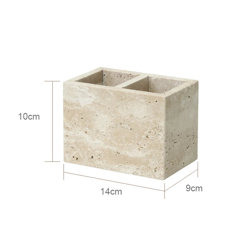 Travertine Bathroom Set